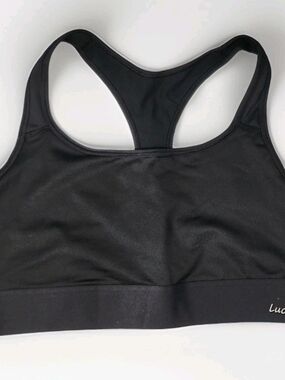 NWT Victoria's Secret The Player Racerback Sport Bra Black Size XL New